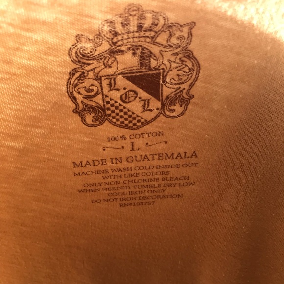 Tan Lady Face Tee - Picture 4 of 4